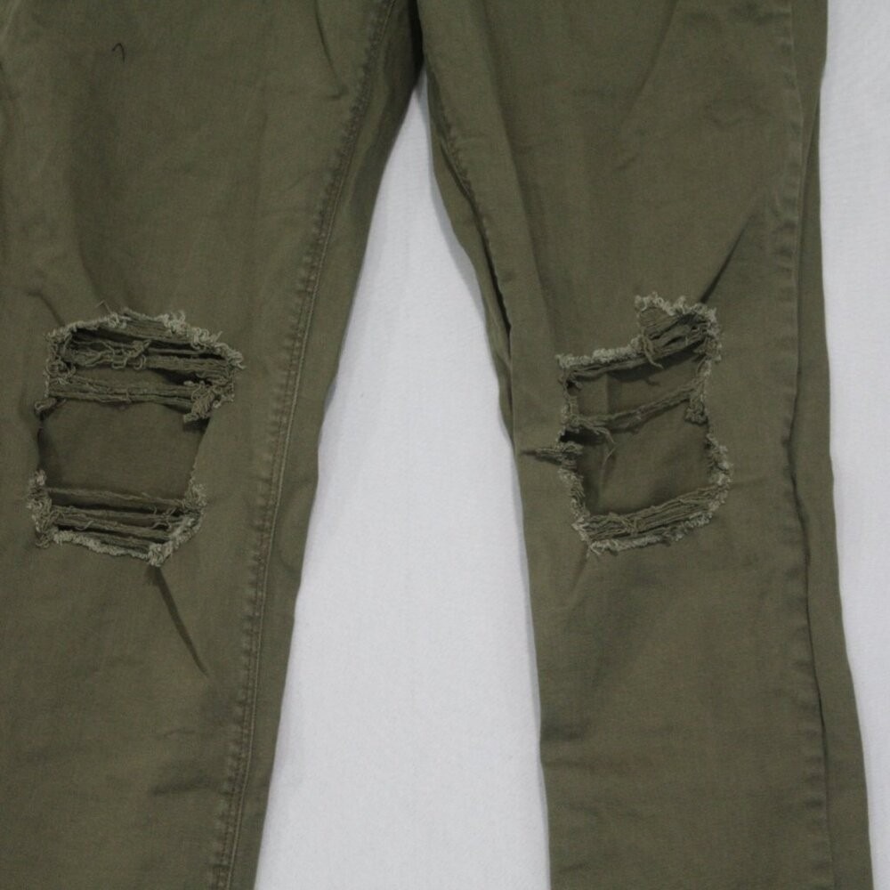 American Eagle Outfitter Green Women Pants Tomgirl Stretch Size 14L - Picture 3 of 11